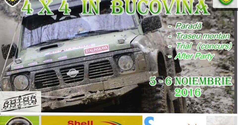 Banner 4x4 în Bucovina