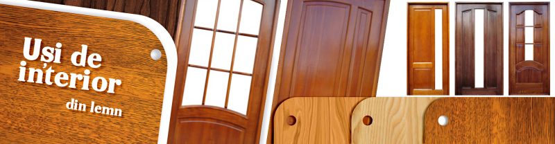 usi de interior din lemn masiv