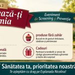 „Controlează-ți Glicemia” – Ediția a II-a! Ieșenii sunt așteptați pe Esplanada Nicolina pentru testări gratuite și sfaturi de sănătate
